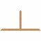 Ekena Millwork Portland Timber Gable Bracket, Western Red Cedar, 108"W x 54"H x 1 1/2"D x 5 1/2"F, 12/12 Pitch GBW108X54X0206POR00SWR - alternate 1